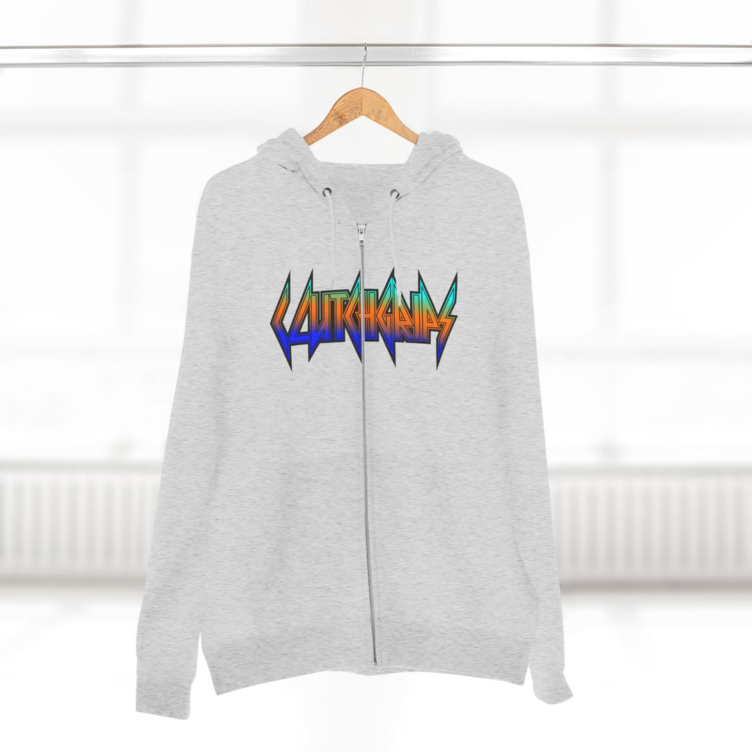 CG MAC SNAP DRAGON BLUE ORANGE AQUA /LIFT OR DIE zip up