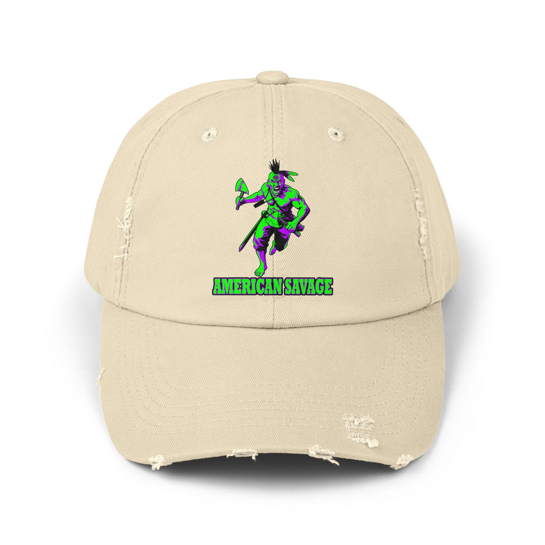 MAC BRAVE PURPLE GREEN /AMERICAN SAVAGE CAP