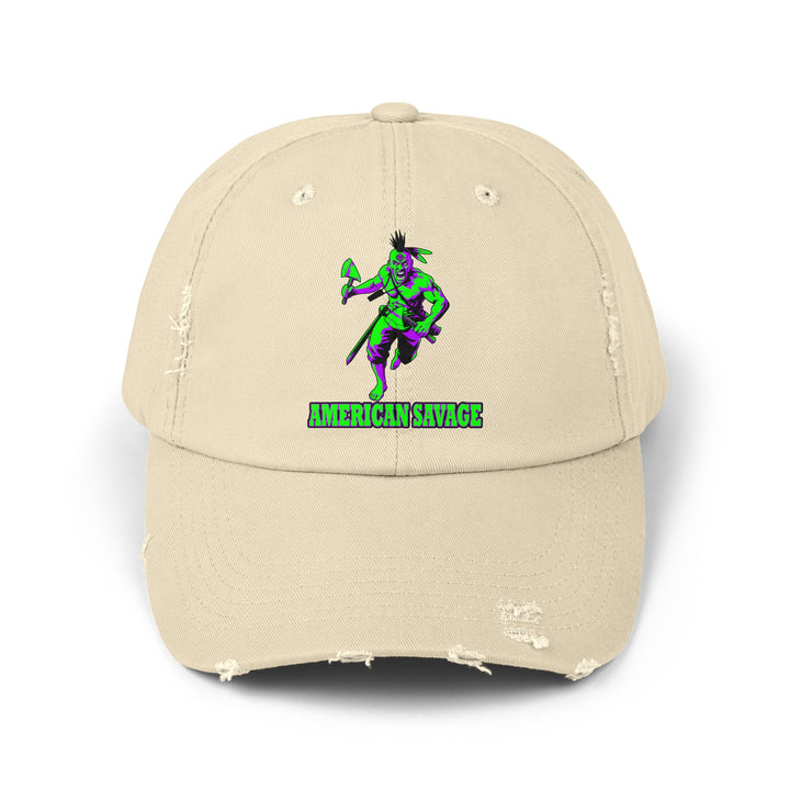 MAC BRAVE PURPLE GREEN /AMERICAN SAVAGE CAP