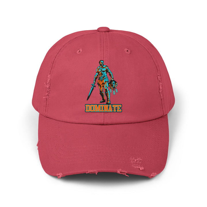 CG MAN ON A MISSION ORANGE AQUA/DOMINATE CAP
