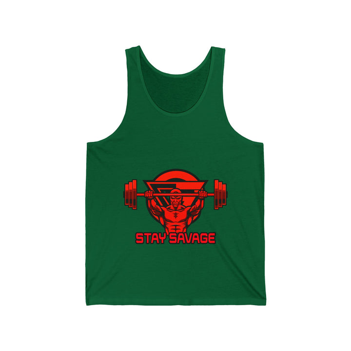 ENTER THE MAC RED BLACK TANK/STAY SAVAGE