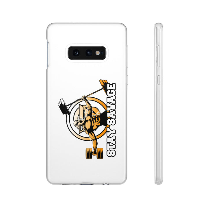 SPARTAN LIFT ORANGE WHITE PHONE CASE/STAY SAVAGE