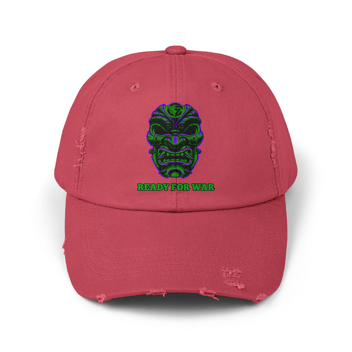 CG SAMURAI MASK PURPLE GREEN /READY FOR WAR CAP