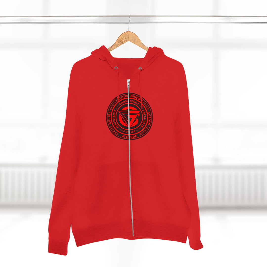 MAC VS SNAKE RED /READY FOR WAR ZIP UP