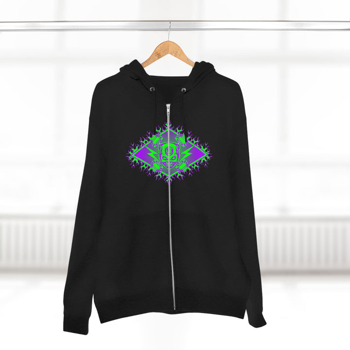 CG SERPENT SLAYER PURPLE GREEN /CONQUER ZIP UP