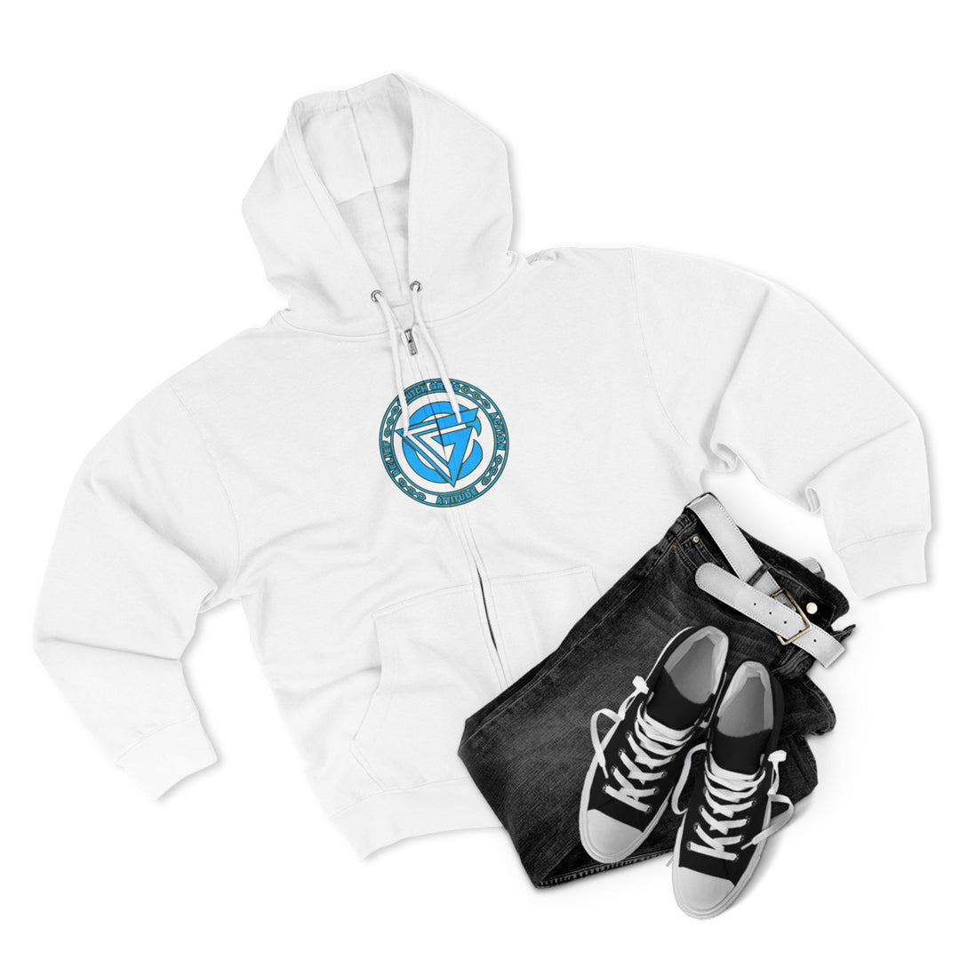 MAC VS SNAKE BLUE/READY FOR WAR ZIP UP