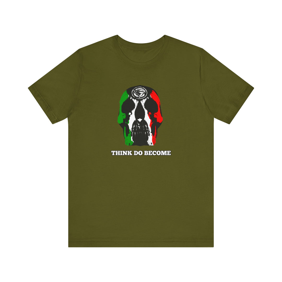 SKULLATOR RED WHITE GREEN  /THINK DO BECOME