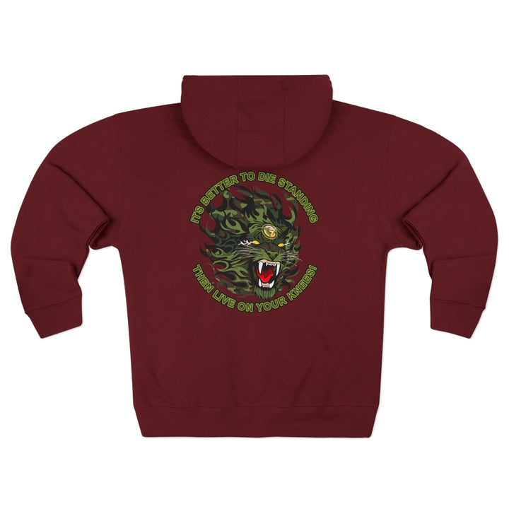 CG TIGER FLAME WAR TIGERCAMO FOREST/ITS BETTER TO DIE STANDING THAN LIVE ON YOUR KNEE'S