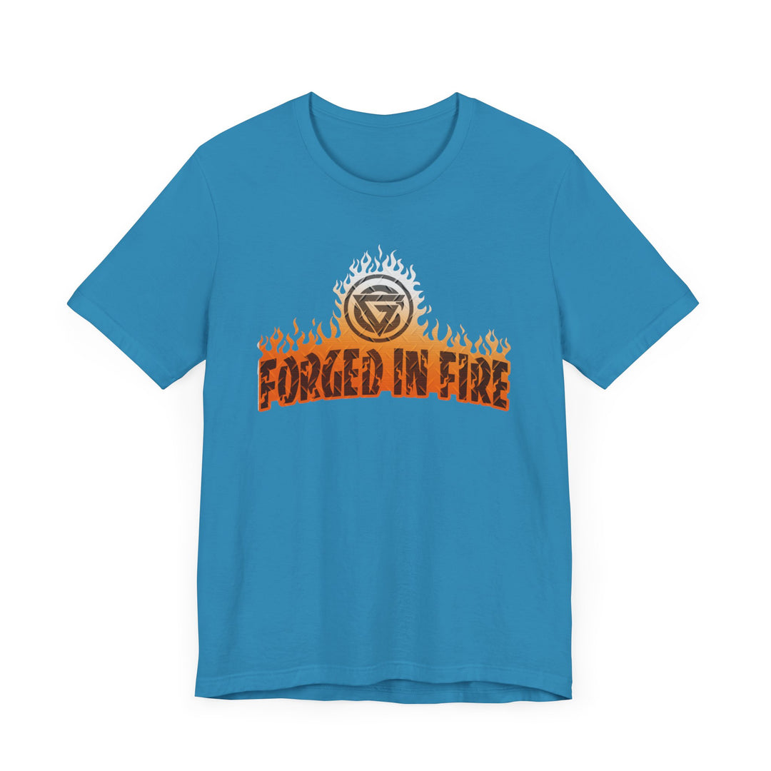 FORGED IN FIRE ORNGE WHITE /DIAMOND PLATE STYLE
