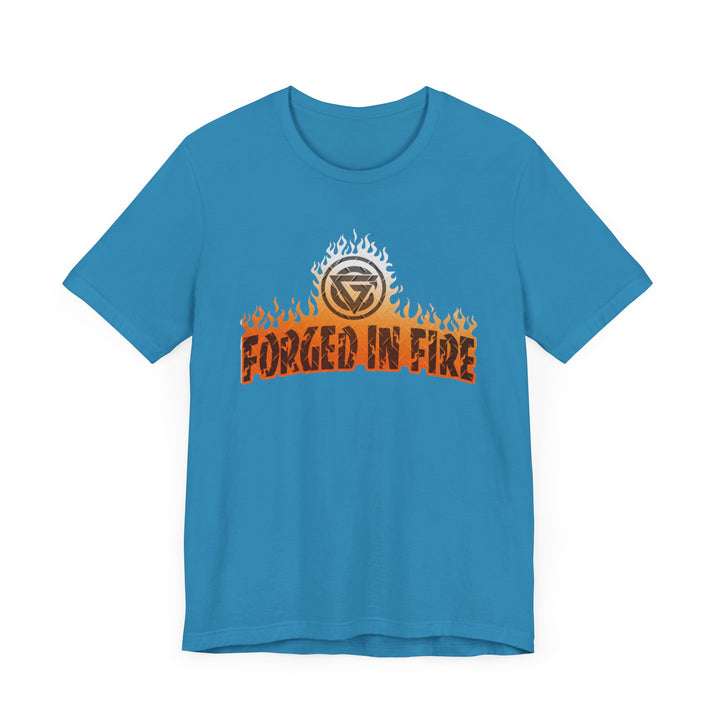 FORGED IN FIRE ORNGE WHITE /DIAMOND PLATE STYLE