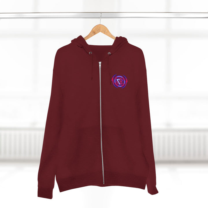 CG LION HEART RED WHITE BLUE/LIFT OR DIE ZIP UP