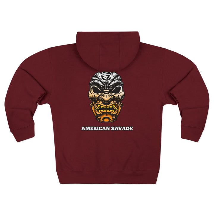 SAMURAI MAC ORANGE WHITE/AMERICAN SAVAGE ZIP UP