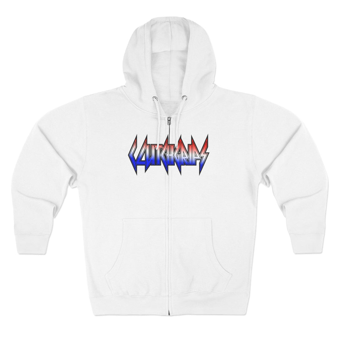 CG REBEL WOMAN RED WHITE BLUE FADE /BORN FREE ZIP UP