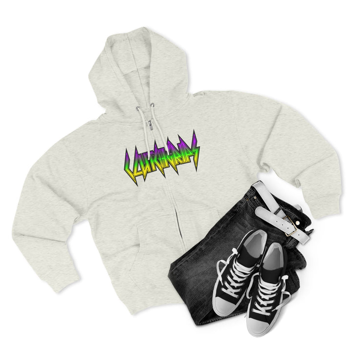 CG LIFT KICK YELLOW GREEN PURPLE FADE /KILL OR BE KILLED ZIP UP