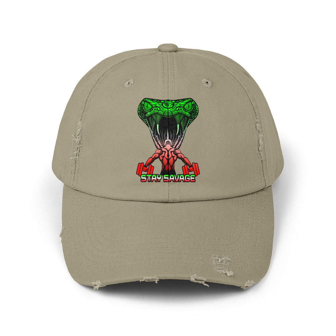 MAN VS VIPER RED WHITE GREEN FADE /STAY SAVAGE CAP