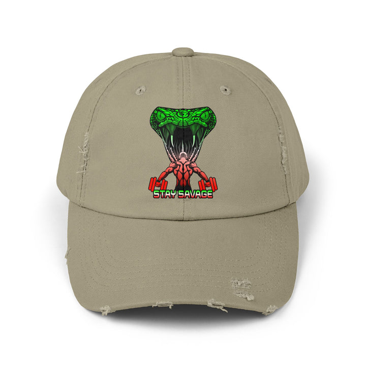 MAN VS VIPER RED WHITE GREEN FADE /STAY SAVAGE CAP