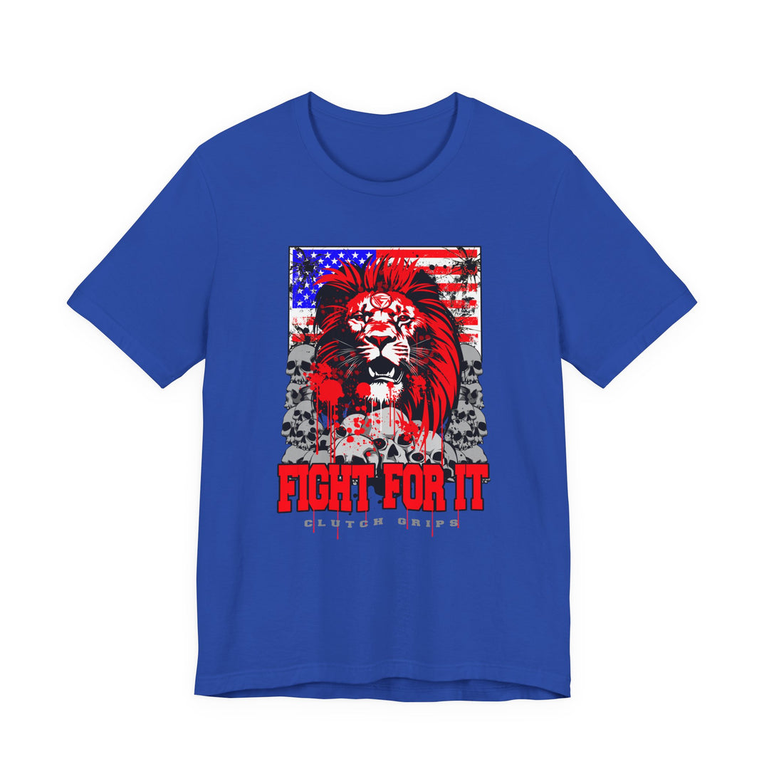 LIONHEART USA FLAG RED WHITE BLUE /FIGHT FOR IT