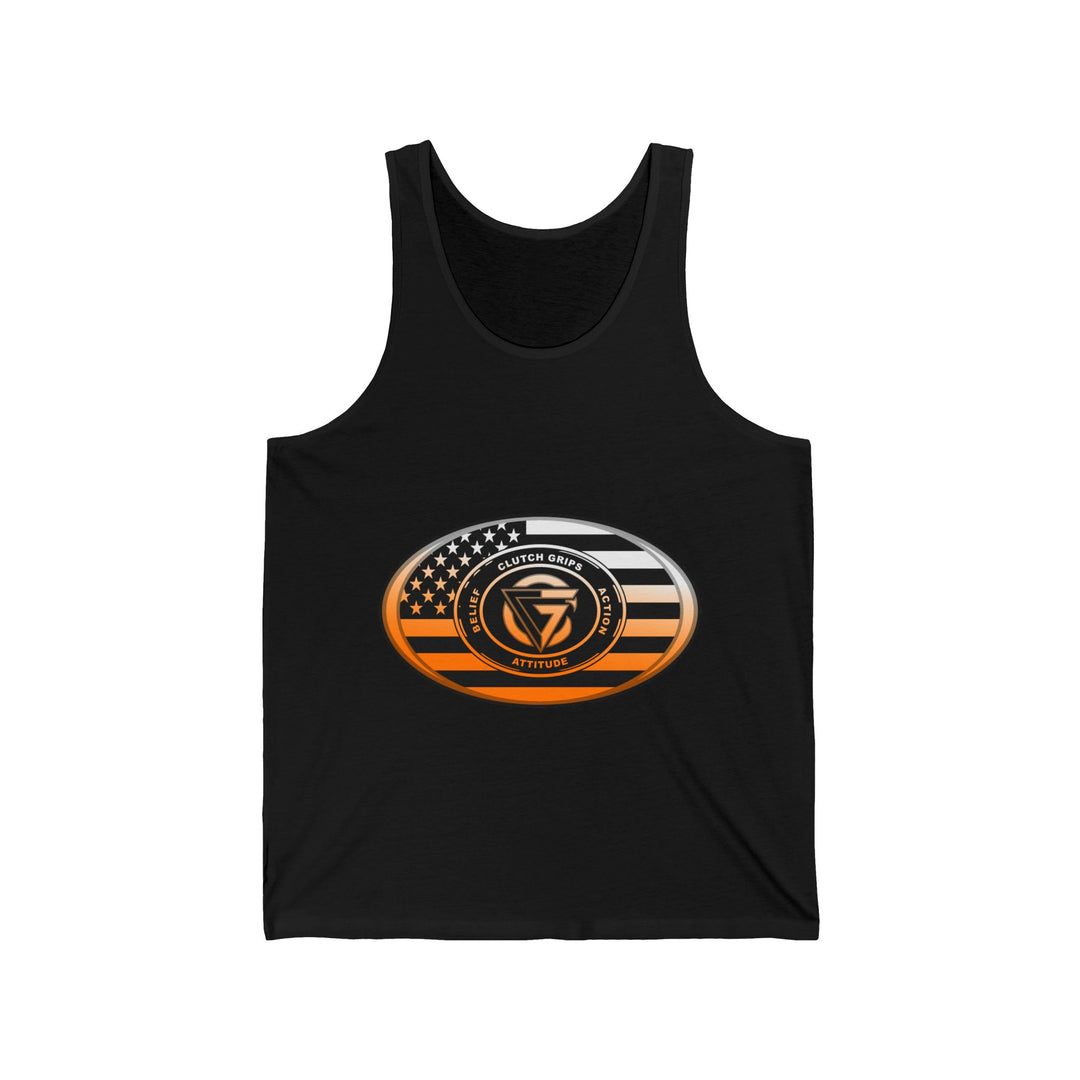 CG LOGO OVAL FLAG ORANGE TO WHITE